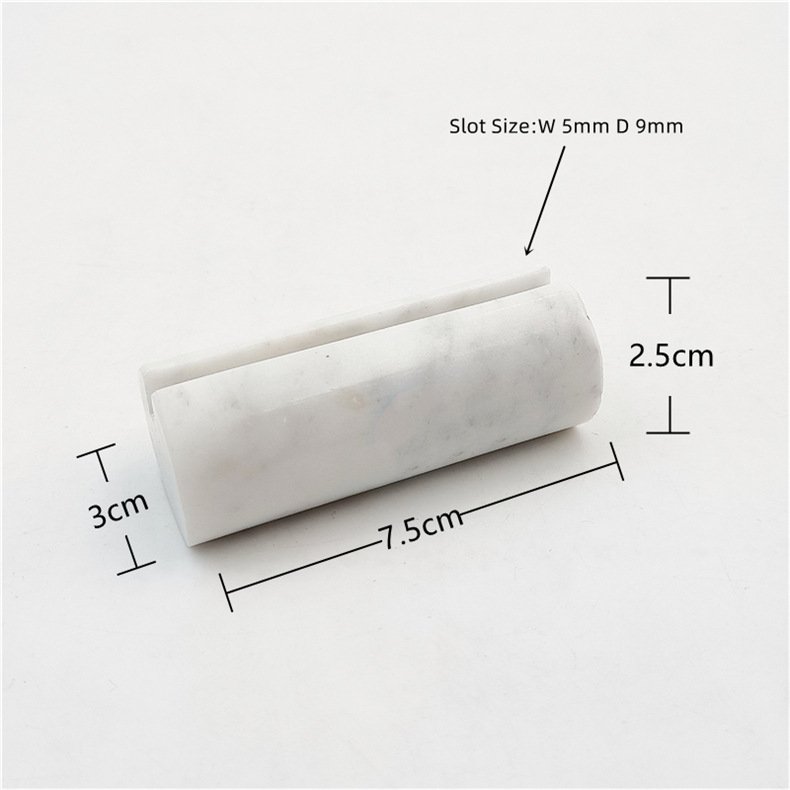 Rectangle Timeless Marble Place card Holder tabletop business card stand wedding party decoration