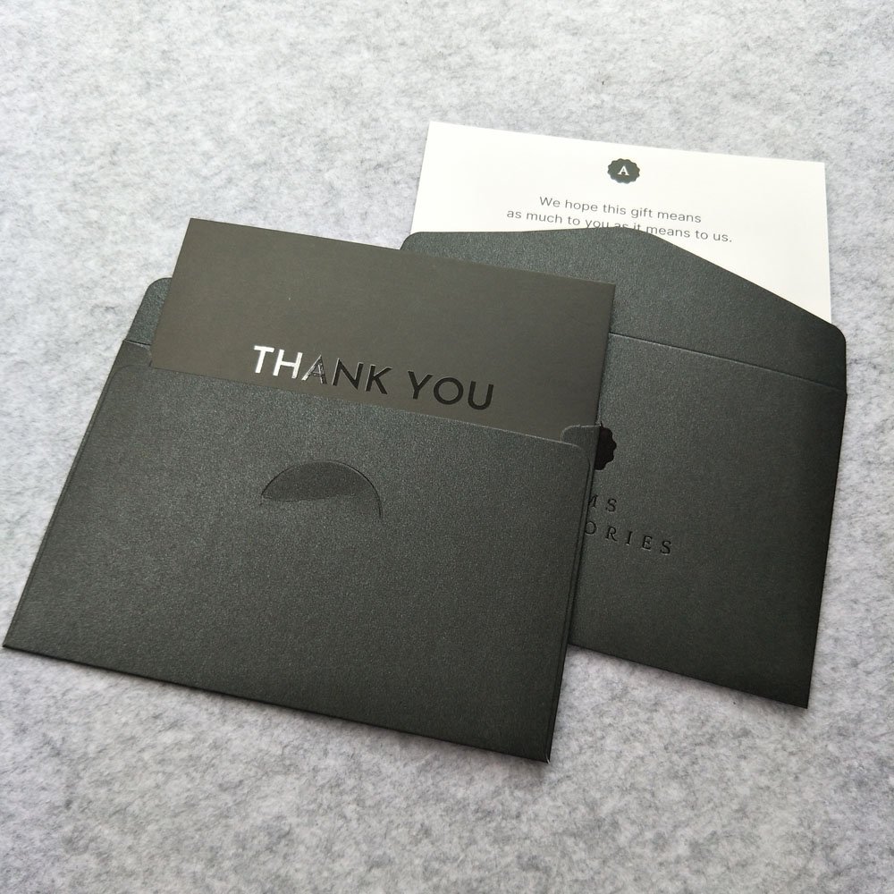 Wholesale Business Envelope And Thank You card Set Thank You For Your Purchase cards With Logo Thank You card For Business