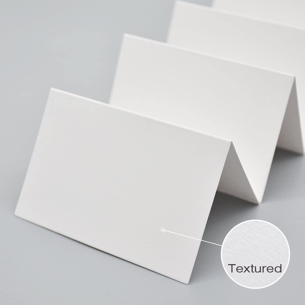 Wholesale Cheap 50Pcs Blank Wedding Table Place Invitation Tent Cards High Quality Write Name Place Cards