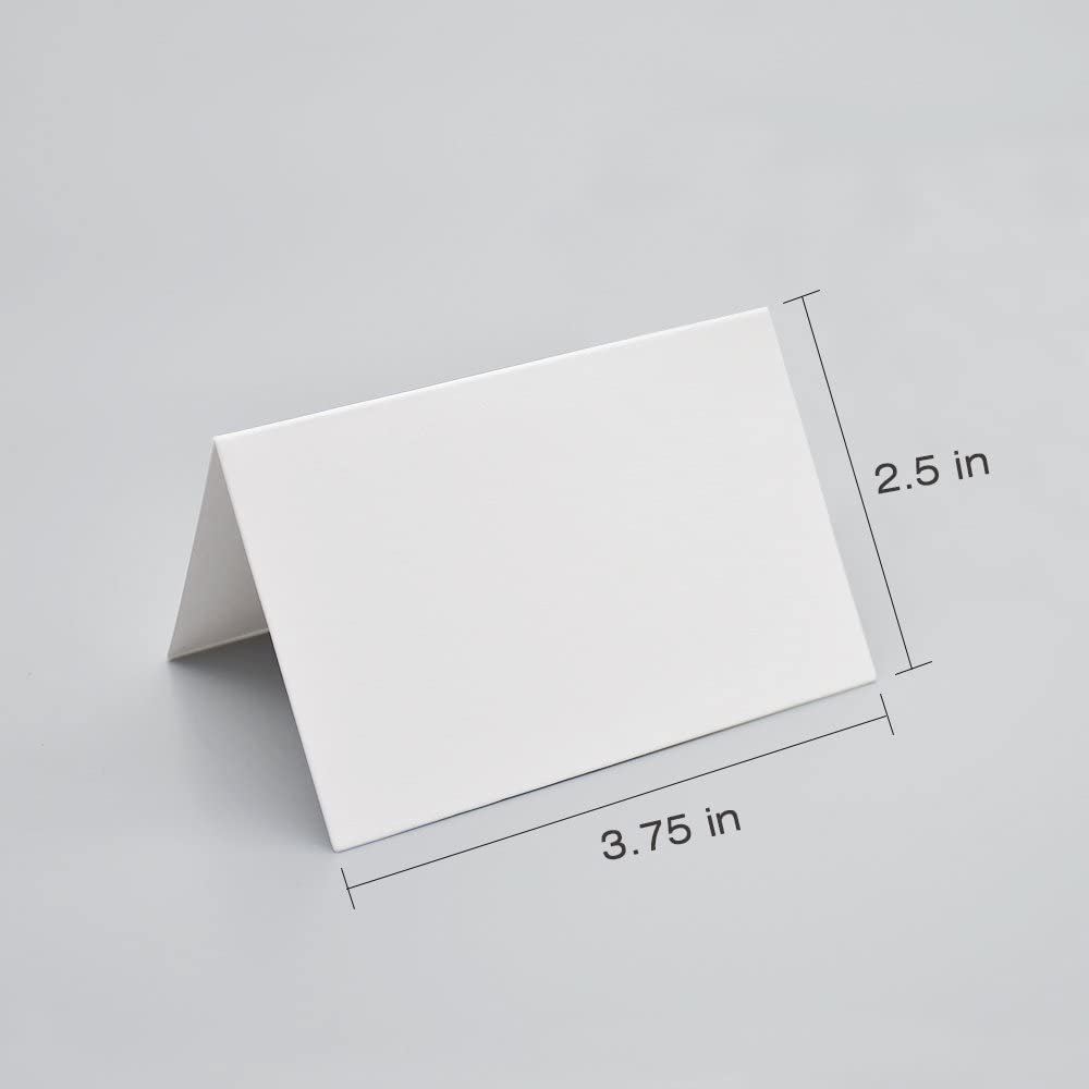 Wholesale Cheap 50Pcs Blank Wedding Table Place Invitation Tent Cards High Quality Write Name Place Cards