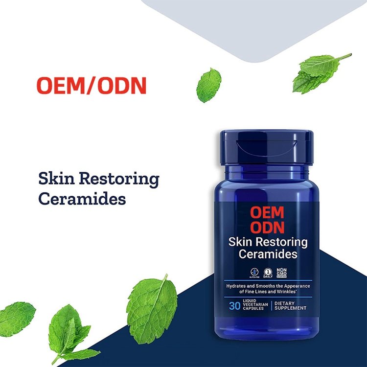 30 Liquid Vegetarian Capsules Skin Restoring Ceramide Promotes Hydration & Encourages Healthy Ceramide Levels in Skin