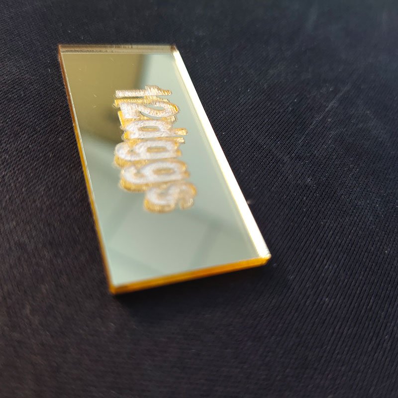 Wedding Table Name Card Name Tag Laser Cut Acrylic Mirror Gold Place Cards Wedding Name Place Cards
