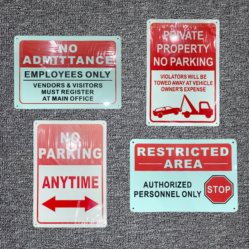 Outdoor Warning Metal Signs Vintage Beware Of Dog Tin Sign 20X30CM Dachshund Metal Plaque Warning Indication Sign