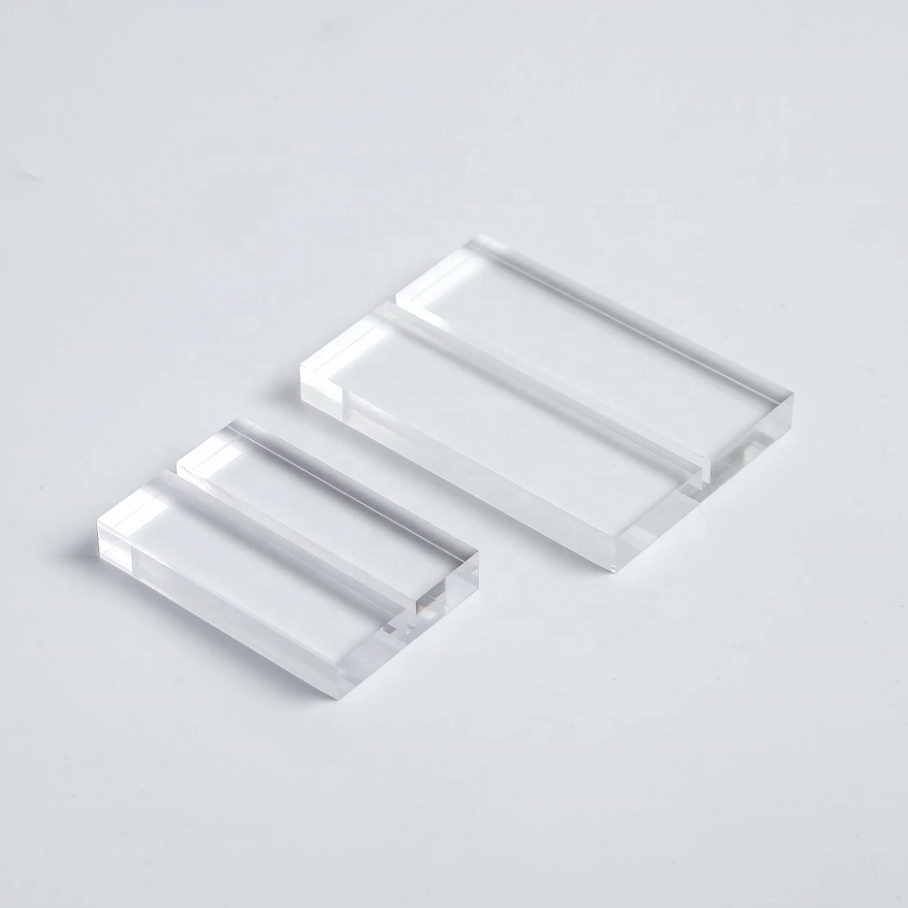 Acrylic Table Sign Display Holder Place Name Card Base Stand With Slot