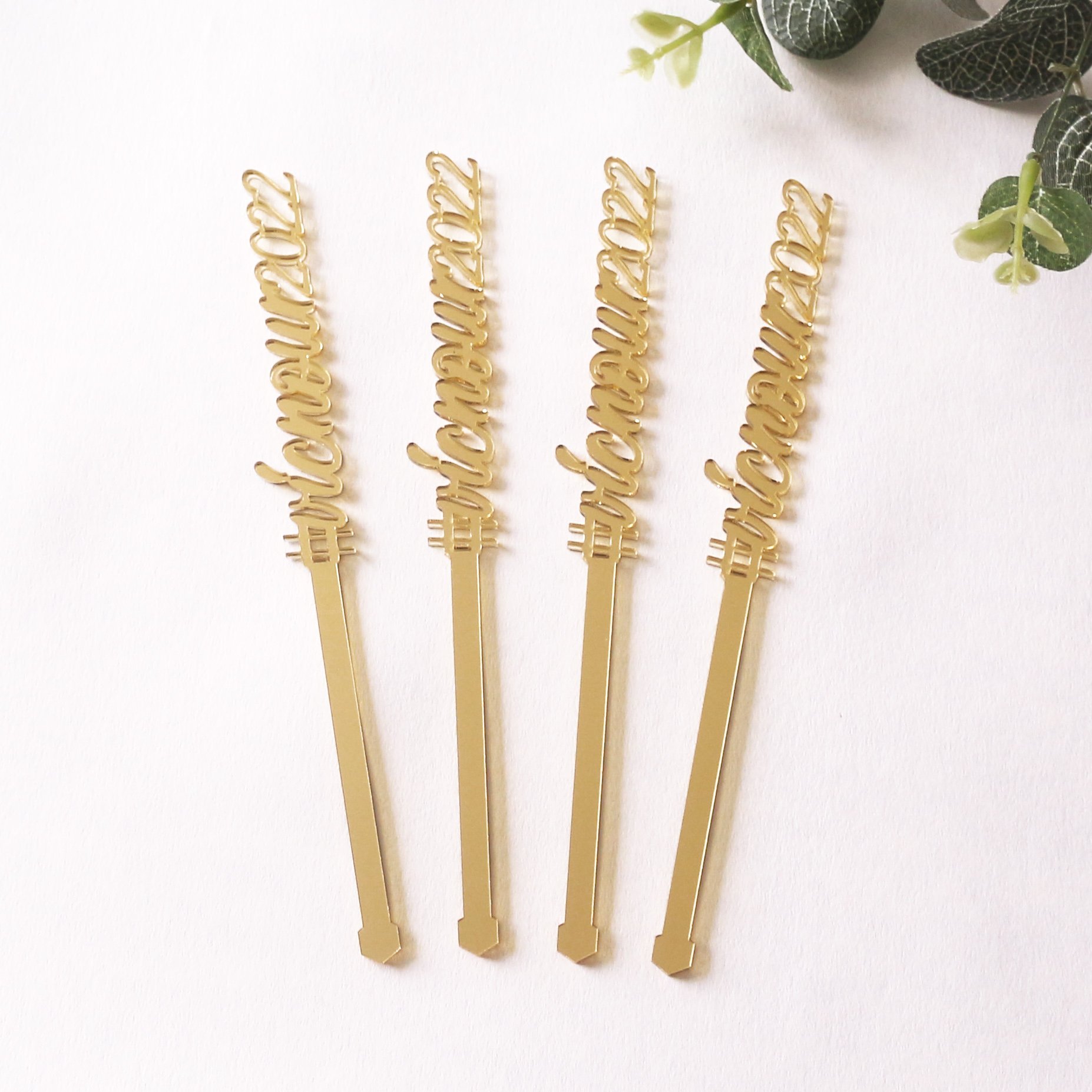 hot sale design! wholesale! custom Clear Acrylic Drink Stirrers and Cocktail Swizzle Sticks and Escort Place Cards with names