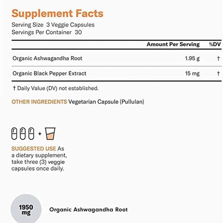Reduced irritability and stress dietary premium supplements ashwagandha capsules