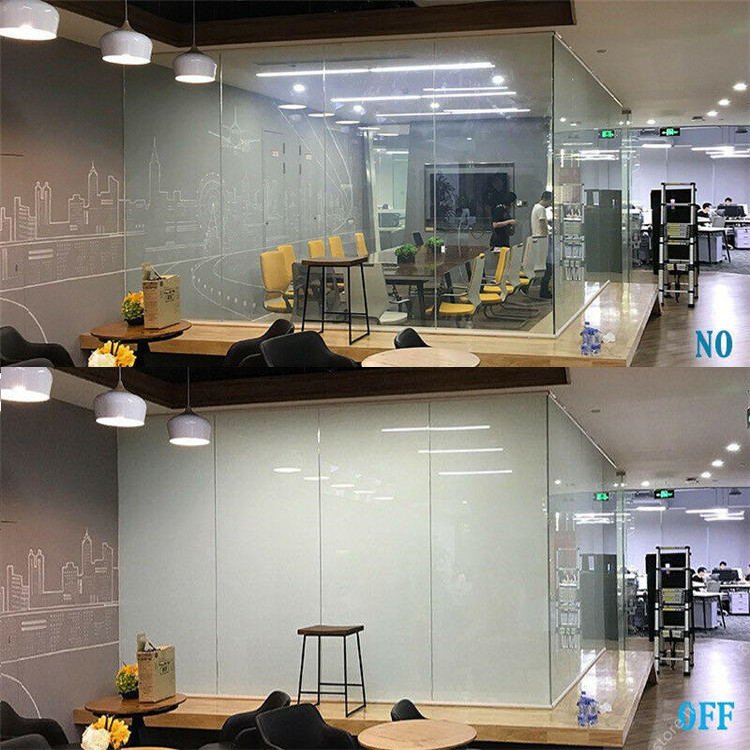 PDLC Magic Glass Film Smart Glass 10mm PDLC Self Adhesive Smart Glass Film