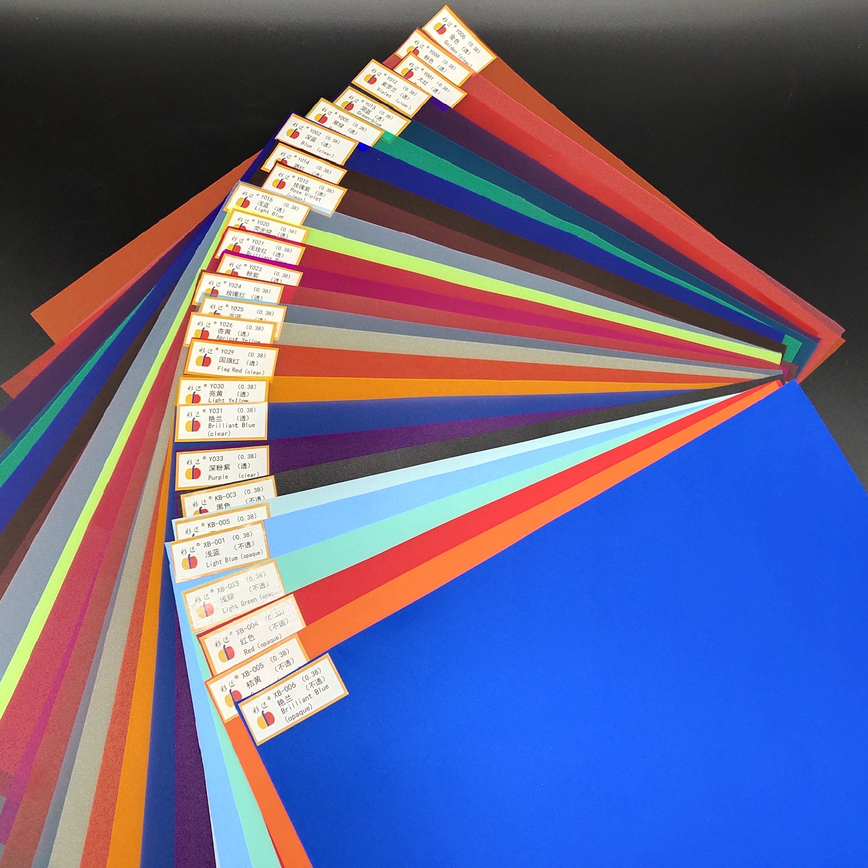 Tianjin Caida clear color eva film for laminating decorative glass