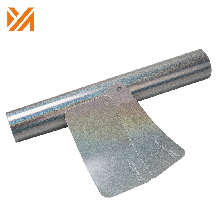 Wholesale Holographic Color Self-adhesive Decoration Roll Film Vehicle Auto Sticker Vinyl Car Wrap