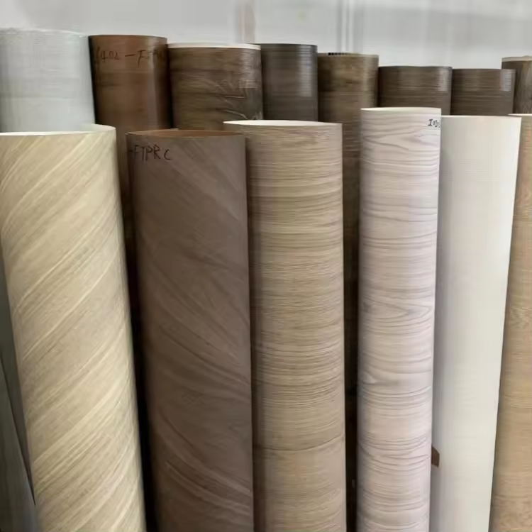 0.3mm Thick Deep Emboss Furniture Decor PVC Wrap Film Vacuum Wrapping Film Kitchen Cabinet Film Membrane