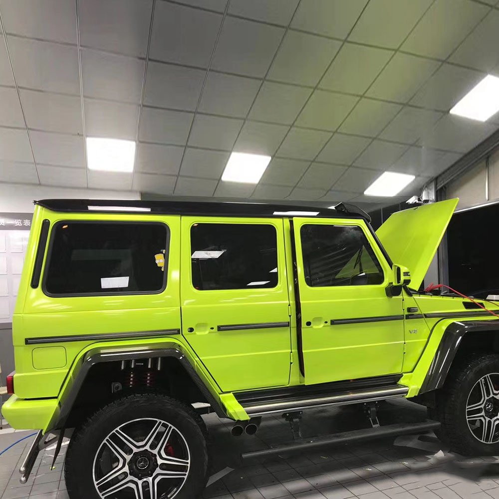 WRAPMASTER 1.52x18M Vehicle Wrap Colors Coral Gold Fluorescence Green Vinyl Stickers for Cars