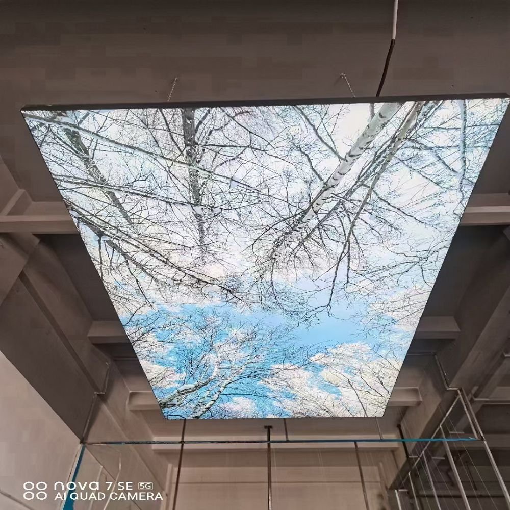 Hot sell India Decorative film tiles morden style PVC stretch ceiling film 3D digital UV printed false ceiling fabric desgin