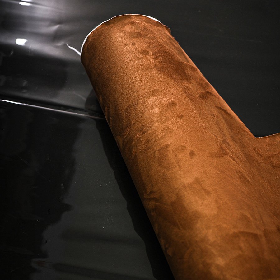 Waterproof Synthetic Leather Self Adhesive Suede Leather For Auto Decoration