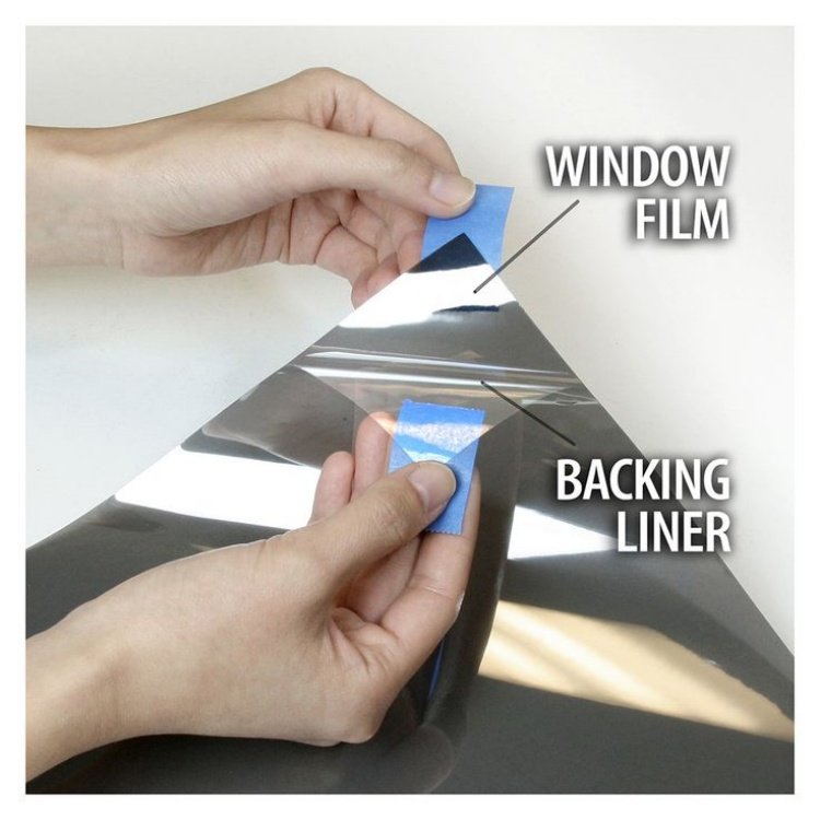 Sunphtec Professional Color Window Glass Gradient Transparent Decorative Film for Buildings Office Glass