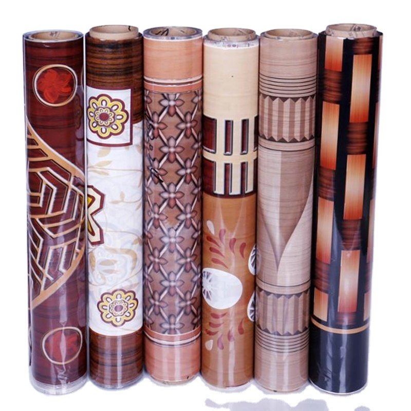 Longtime Wooden design decorative films furniture PVC lamination film for wall/ceiling/flooring