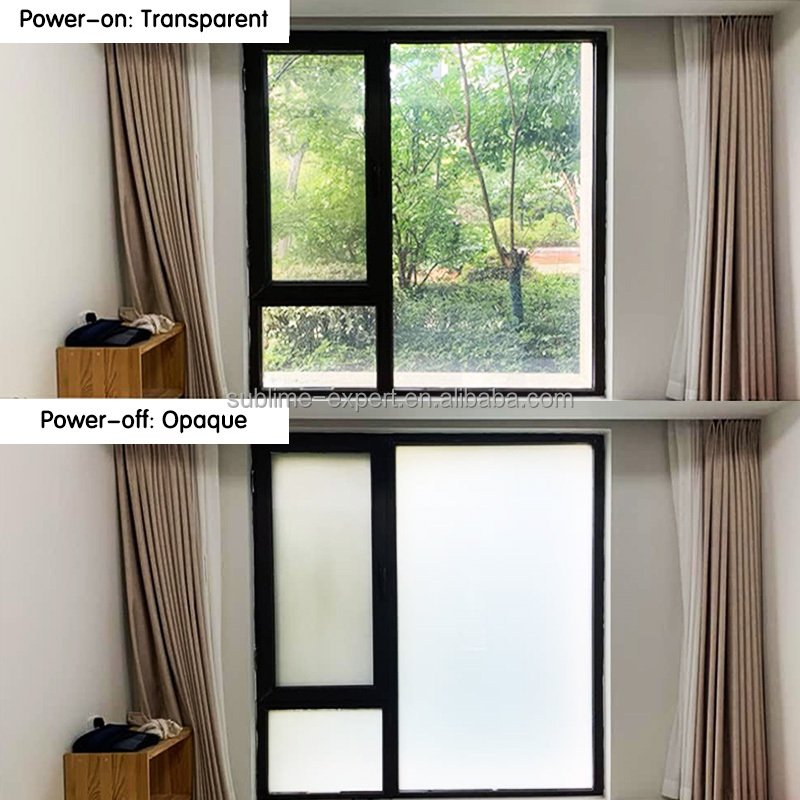 TQX PDLC Smart Film For Glass Window Switchable Smart Film AC220V Electronic Adjustable Control Tint Pdlc Film