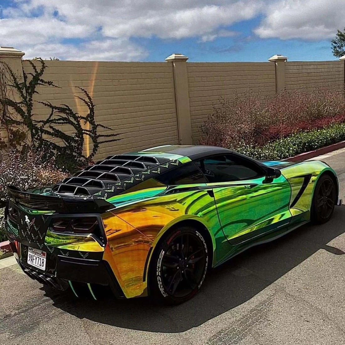 Ammolite Gem Vinyl Wrap car wrap vinyl color OEM Factory price decorative films color-changing car tpu film