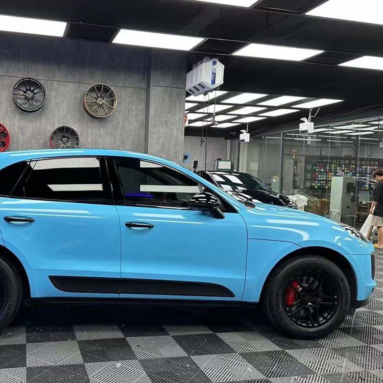 Sparkle Sky Blue glitter diamond vinyl car wrap adhesive vinyl car wrap roll chameleon vinyl car wrap