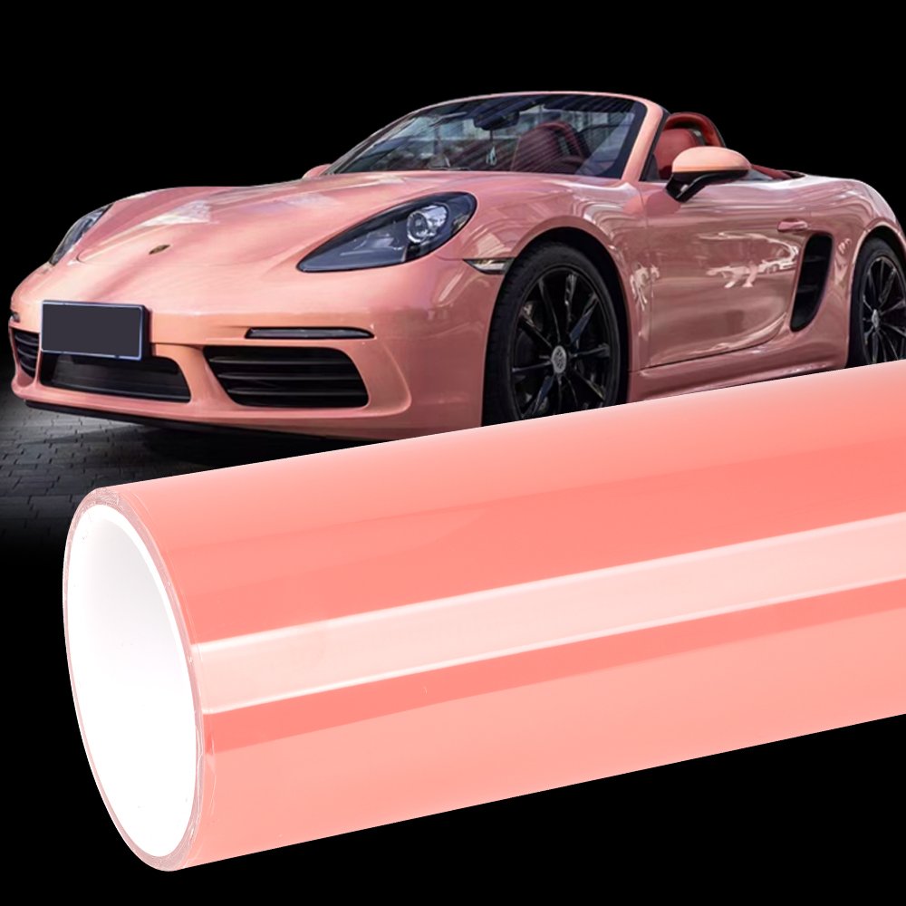 Hot Sale Crystal Peppa Powder PVC Color Changing Car Film Crystal Paige Pink Paint Protection Film