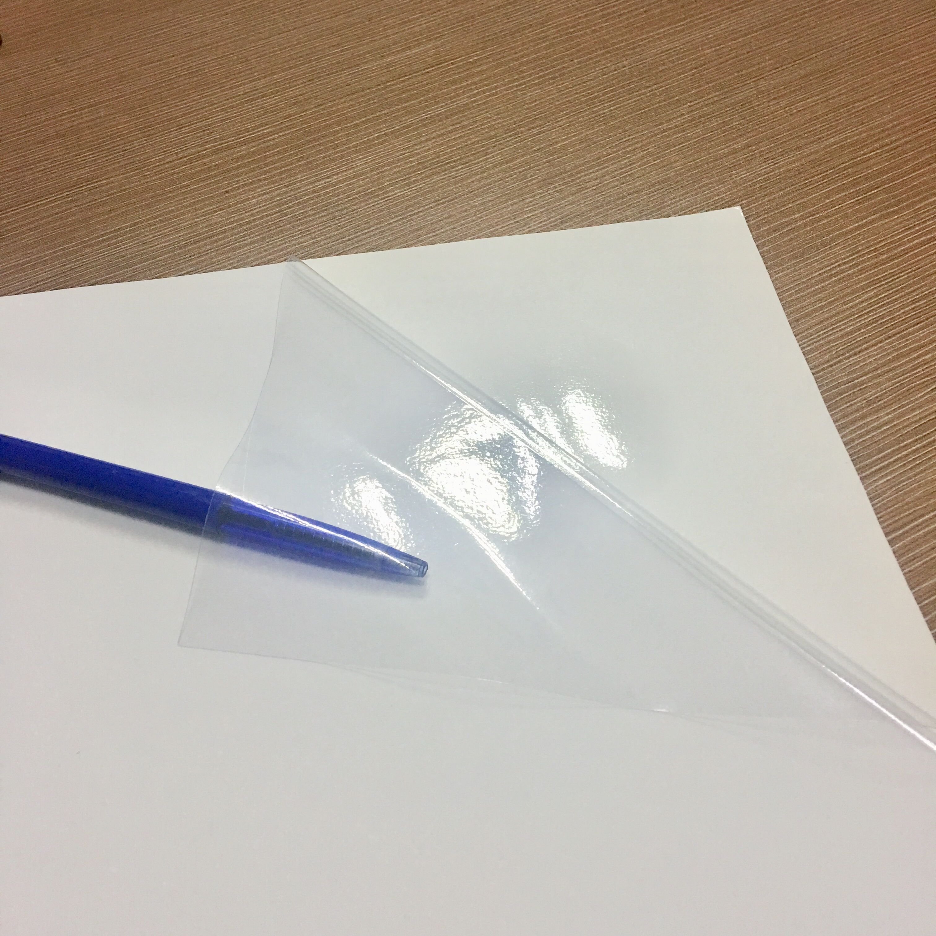 Custom high-quality transparent electrostatic film for glue-free glass decoration