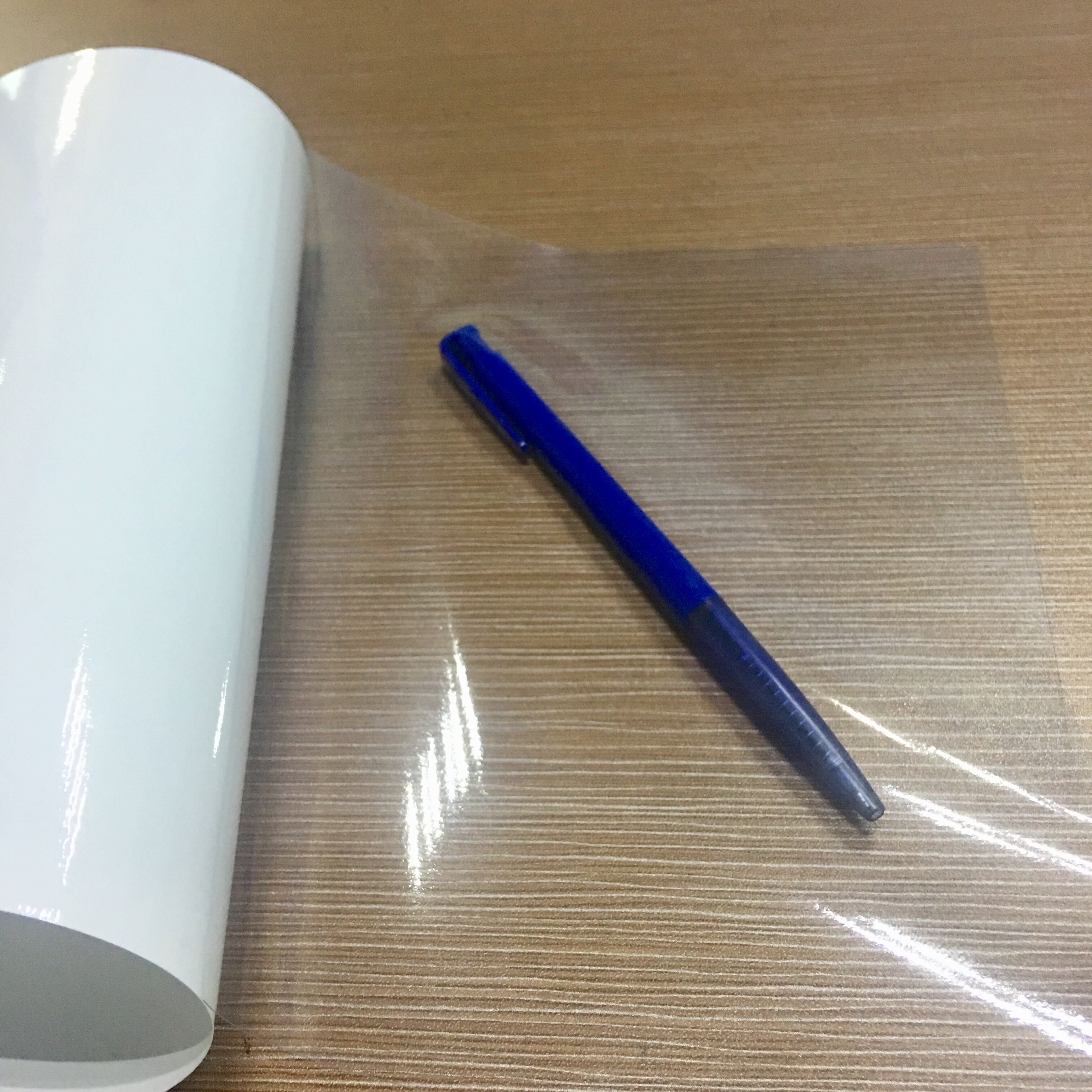 Custom high-quality transparent electrostatic film for glue-free glass decoration