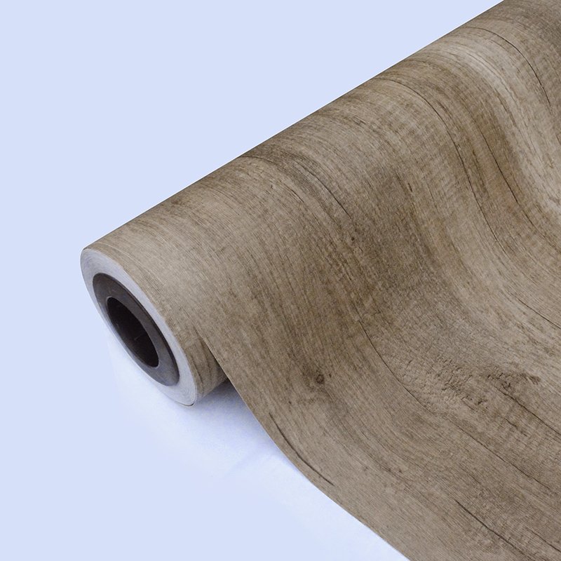Self Adhesive PVC Decor Films in Wood Grain for Furniture Construction Decor Films Wholesale