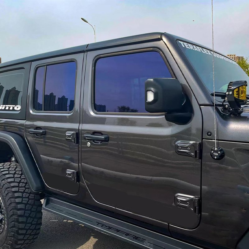 TOP Factory Price 3 Mil Premium Quality Double Silver Golden Color Multilayer Precious Metals Sputtering Window Film For Car