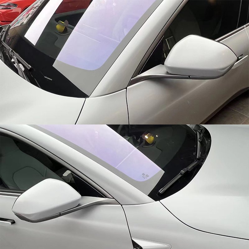 TOP Factory Price 3 Mil Premium Quality Double Silver Golden Color Multilayer Precious Metals Sputtering Window Film For Car