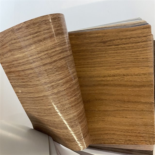 Hotel Home Office Kitchen Wall Door Deep Embossed Wood Grain Finish PETG Furniture Decorative Film