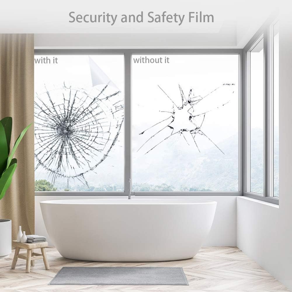 4mil Transparent Building Film Heat Insulation Explosion Proof Safety Film Glass Protective Film