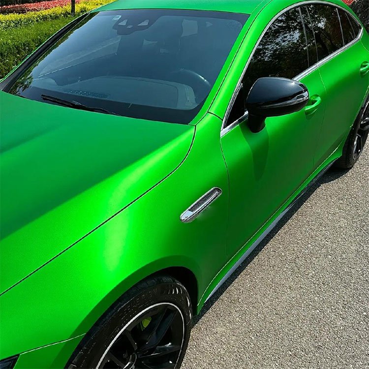 Matte Chrome Green decorative printed film wrap car vinyl 3m car wrap film green chameleon car vinyl wrap
