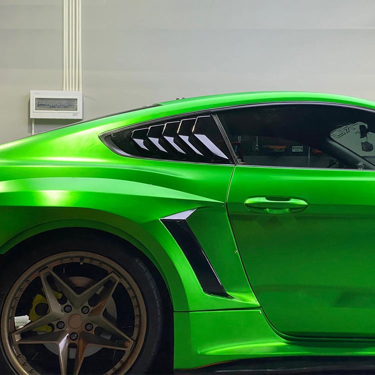 Matte Chrome Green decorative printed film wrap car vinyl 3m car wrap film green chameleon car vinyl wrap