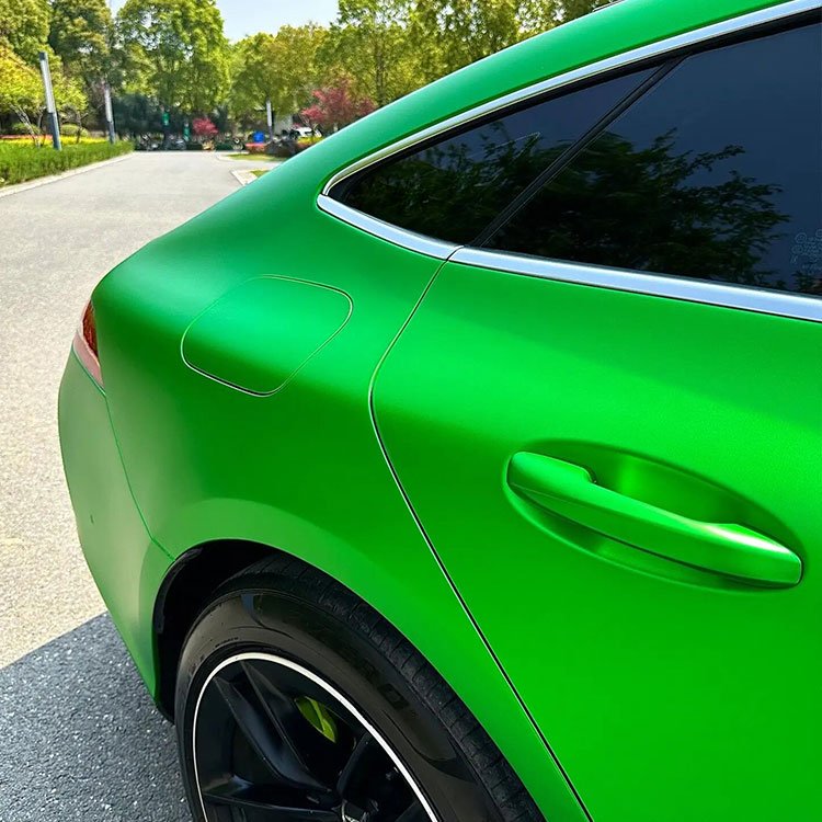 Matte Chrome Green decorative printed film wrap car vinyl 3m car wrap film green chameleon car vinyl wrap