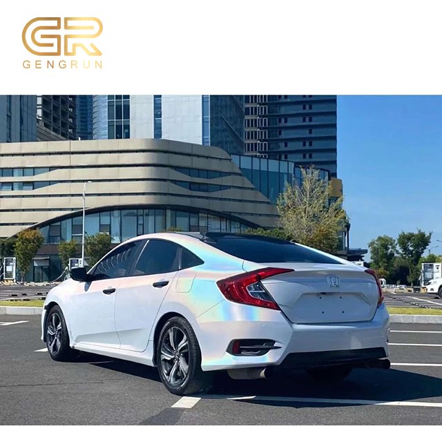 New Car Illusion Chameleon Volcanic Gray PET/PVC Wrap Film logovision Tint Colorful PPF Paint Protection Film