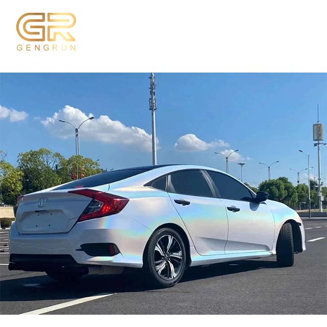 New Car Illusion Chameleon Volcanic Gray PET/PVC Wrap Film logovision Tint Colorful PPF Paint Protection Film