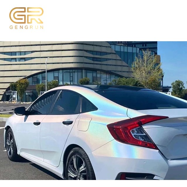 New Car Illusion Chameleon Volcanic Gray PET/PVC Wrap Film logovision Tint Colorful PPF Paint Protection Film