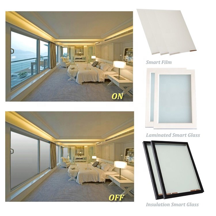 China pdlc film switchable glass film factory A4 size smart film demo