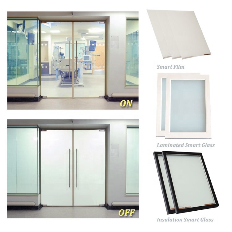 China pdlc film switchable glass film factory A4 size smart film demo