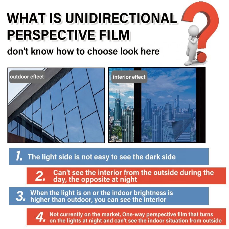 UV Rejection Heat Insulation House Window Glass Solar Tinting Film Architecture Decorative Building Window Film