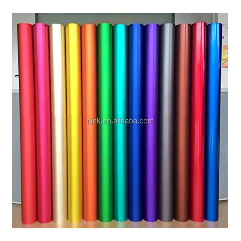 NICK High Quality Satin Auto Decoration Film Vehicle Wrap Car Vinyl car wrap vinyl film free sample high gloss air bubble free