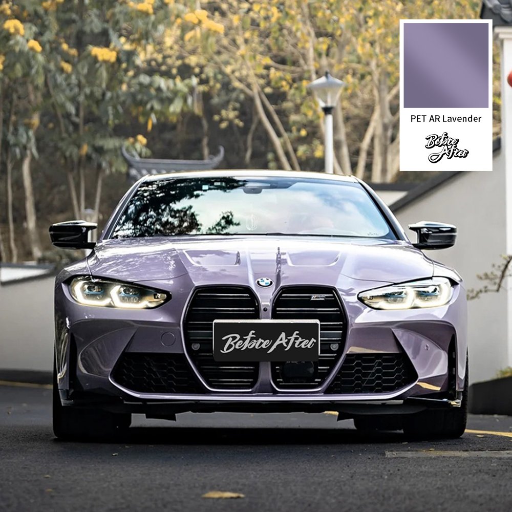 Wholesale 1.52M*17M Car Wrap Vinyl Films Car Body Decoration Wrapping Film PET AR Lavender purple car wrap vinyl stickers