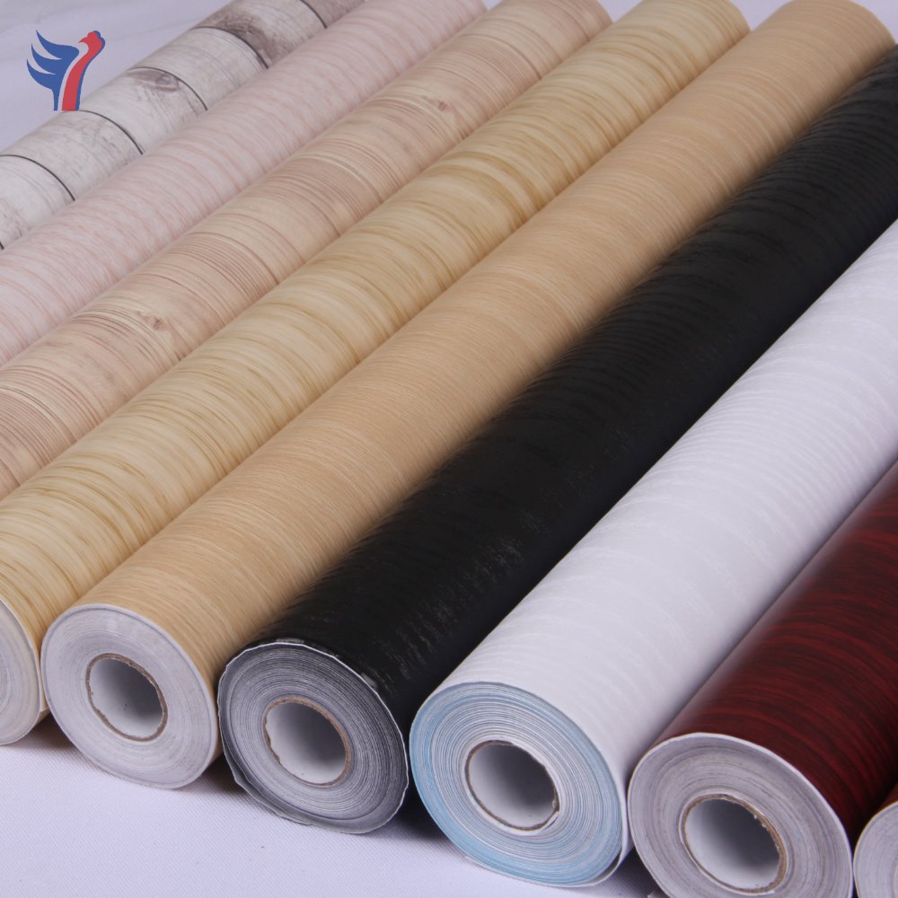 Jinyi W5001 Wood Vinyl Sticker Furniture Refurbish Colored Printed Custom Contact Paper Decorative Film