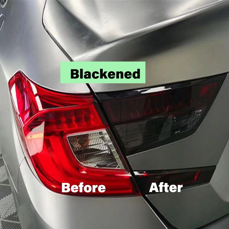 Transparent Motorcycle Headlight Automobile Dark Black Tail Light Led Lamp Film Car Headlight Tint Film TPH lamp protective film
