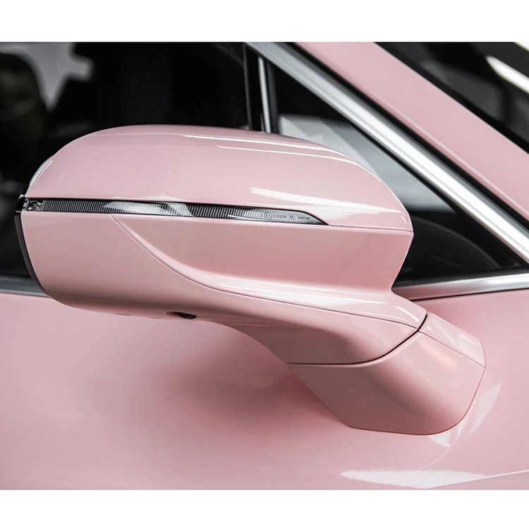Factory Wholesale PVC PET Release Liner Crystal Blush Pink Chameleon Film Color Wrapping Anti-Scratch Body Vinyl Foil for Cars