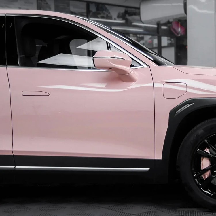 Factory Wholesale PVC PET Release Liner Crystal Blush Pink Chameleon Film Color Wrapping Anti-Scratch Body Vinyl Foil for Cars