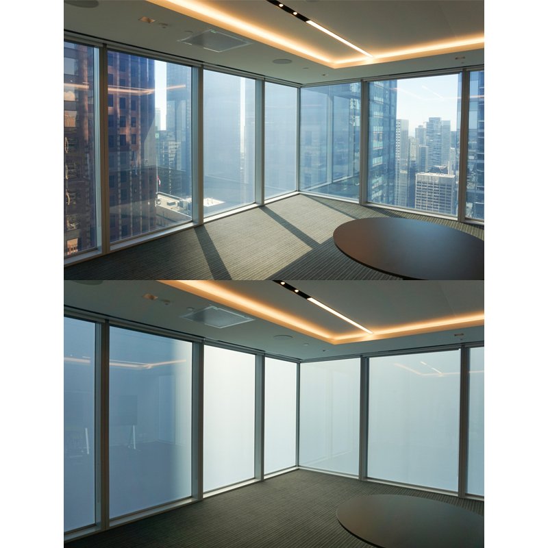 Smart Switchable Pdlc Smart Glass Tint Electronic EVA Pdlc Smart Film For Windows Glass