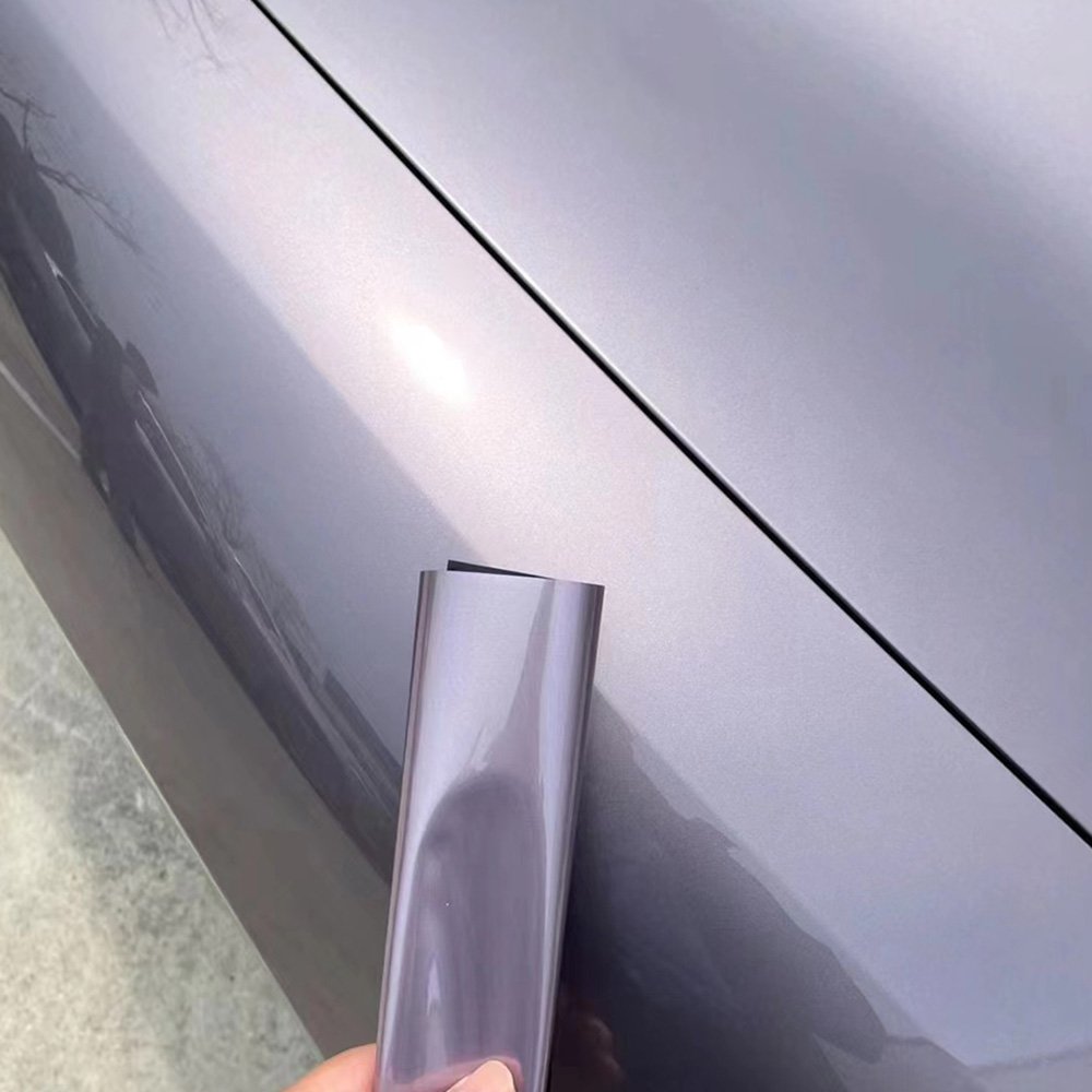 WRAPMASTER 5*59FT PET Glossy Luminous Violet Car Protective Film Car Wrap