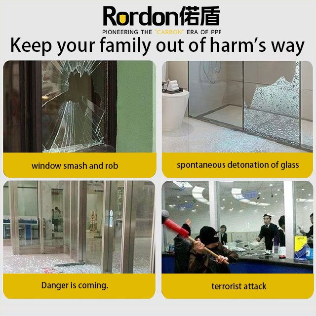 Factory direct 12 mil High Quality Glass Gradual Tint Film - Architectural and Decorative Film Privacy and Explosion-Proof Film