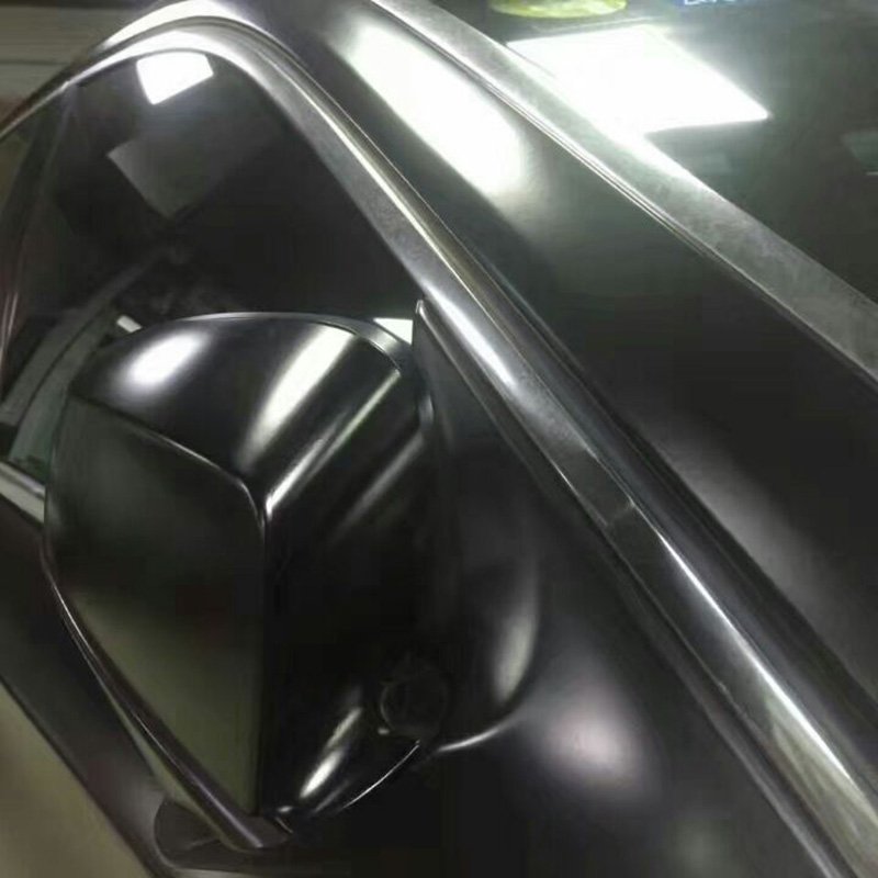 Wrapmaster 1.52*18m PET matte black auto wrappen foil vinyl wrap for car stickers