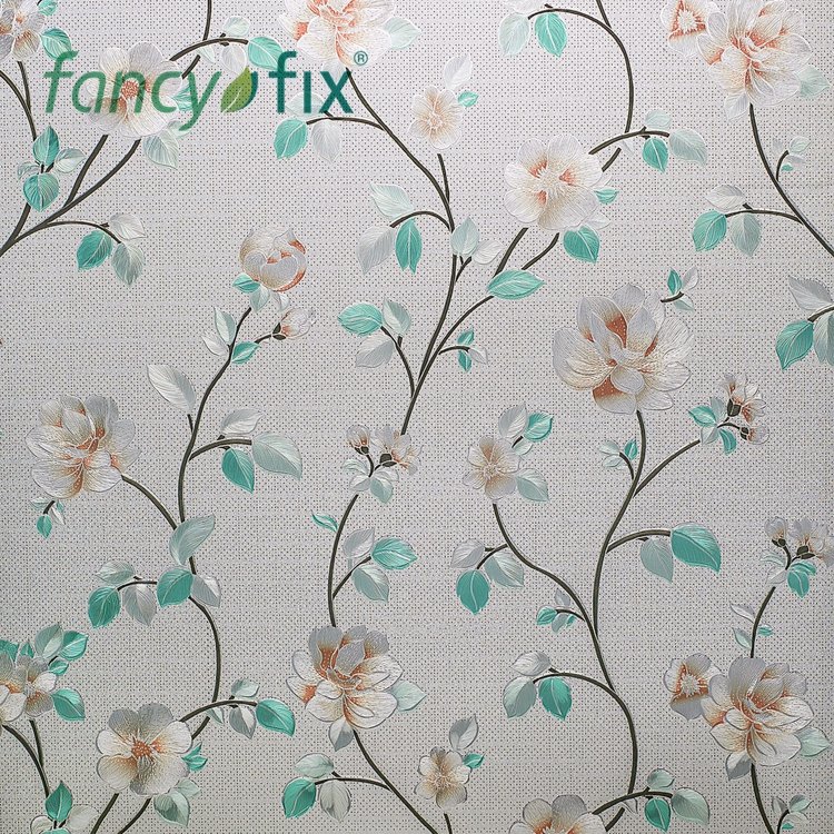 Opaque Embossed Flower Privacy Control Decorative Window Film